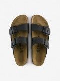 Birkenstock Arizona Birko-Flor Black Slides