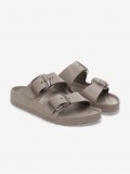 Chinelos Birkenstock Arizona Big Buckle Eva Cinzentos