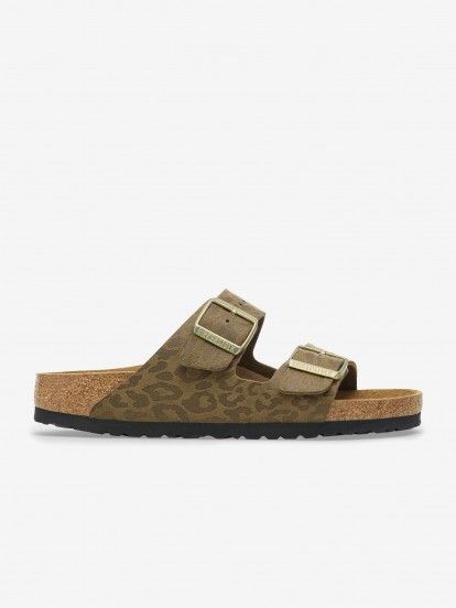 Birkenstock Arizona Synthetic Green Slides