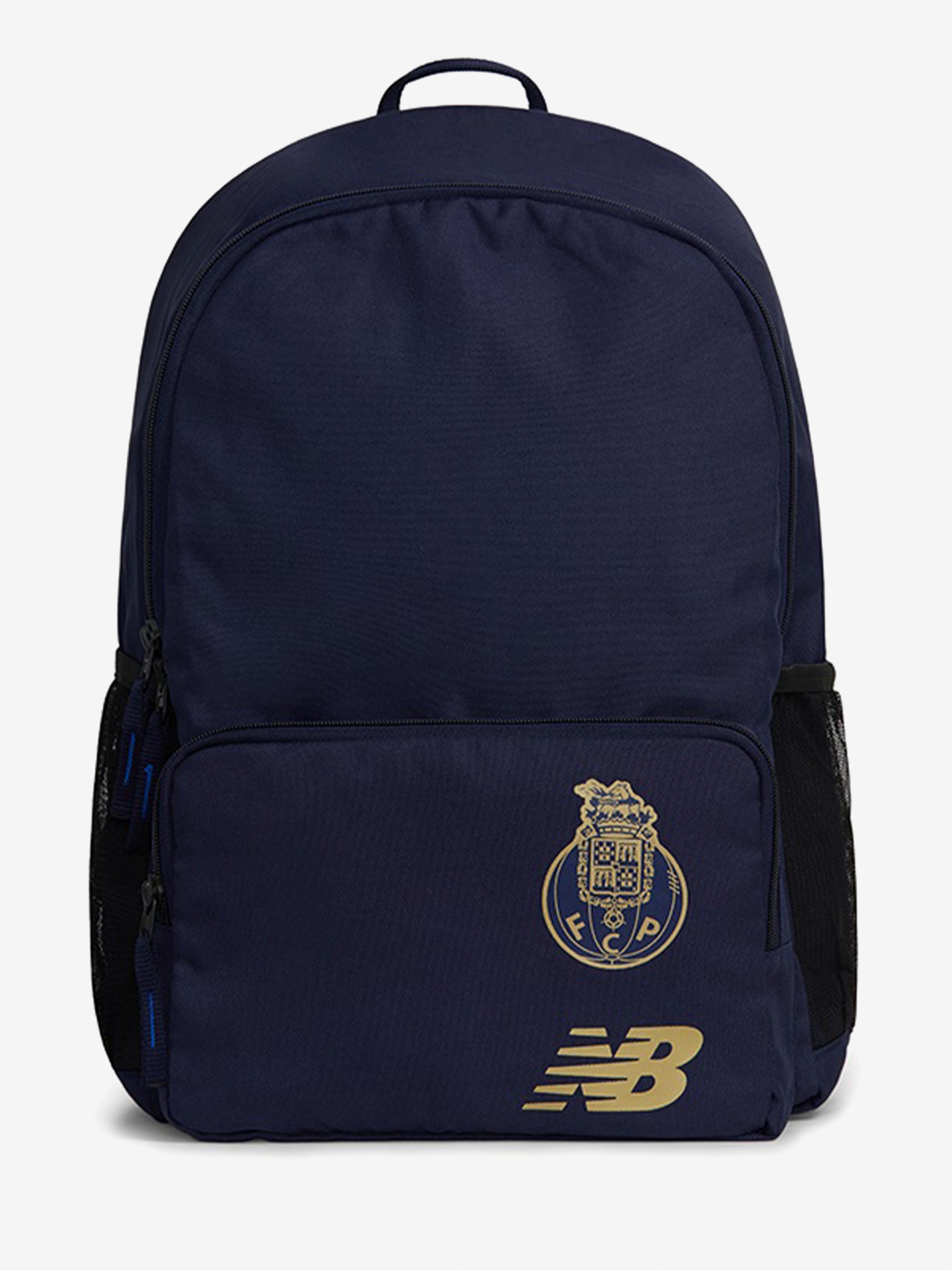 Mochila New Balance F. C. Porto Clásica Azul e Dorada 25/26
