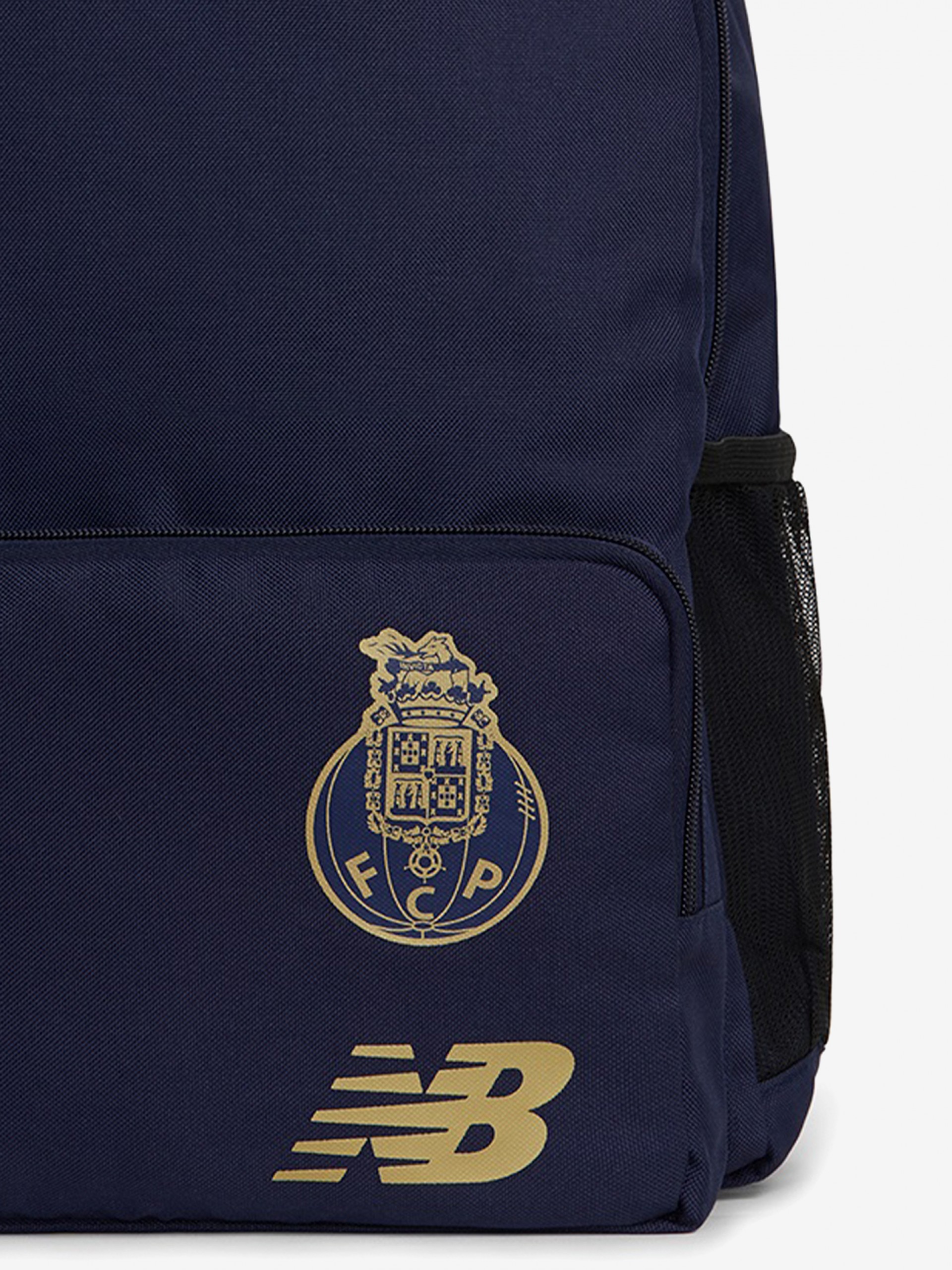 Mochila New Balance F. C. Porto Clásica Azul e Dorada 25/26