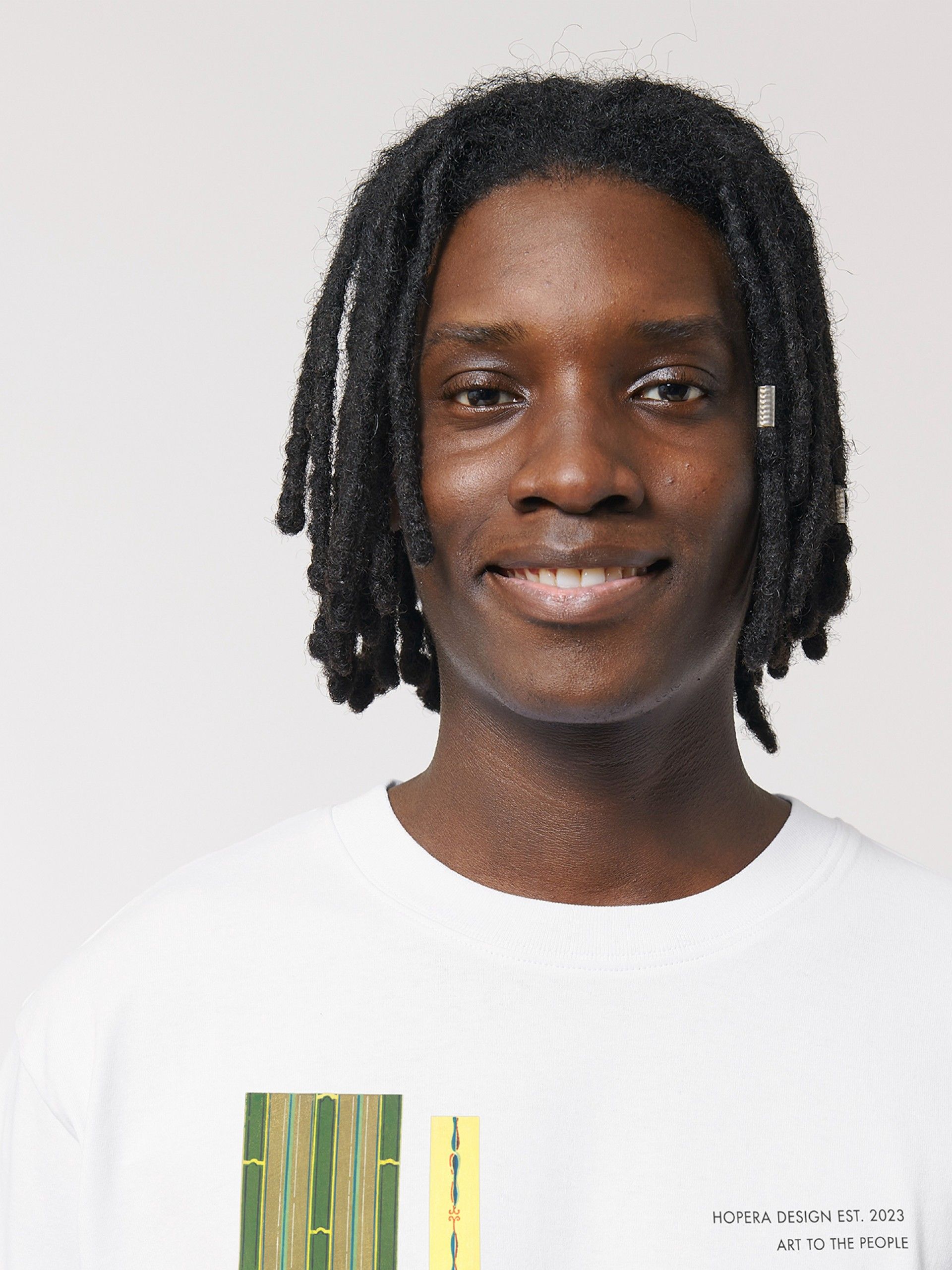 Camiseta Hopera Decorative Patterns Blanca