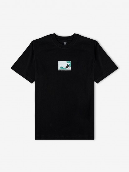 Camiseta Hopera Japan Coot and Lotus Blanca Negra