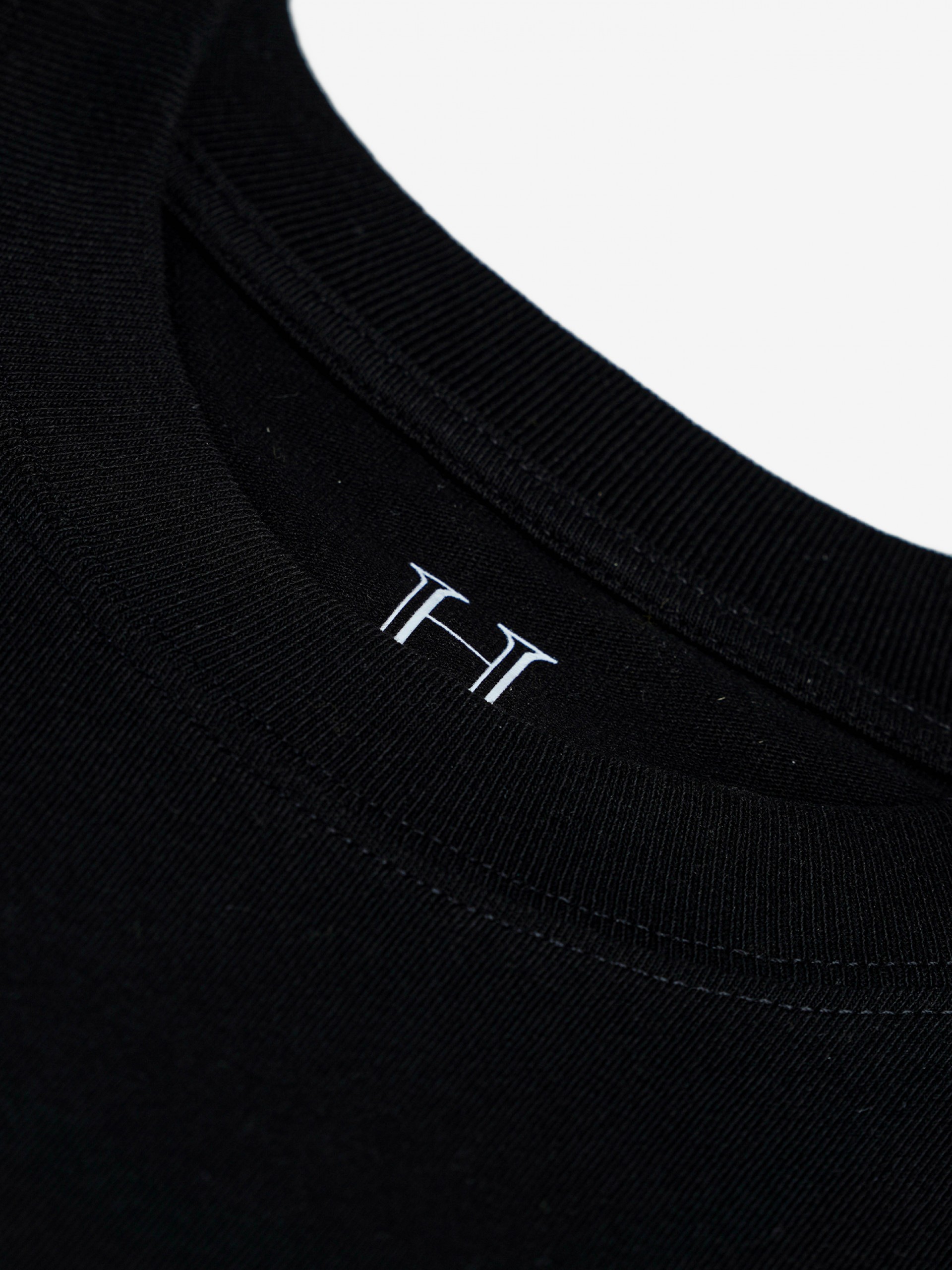 Hopera Japan Coot and Lotus Black T-shirt