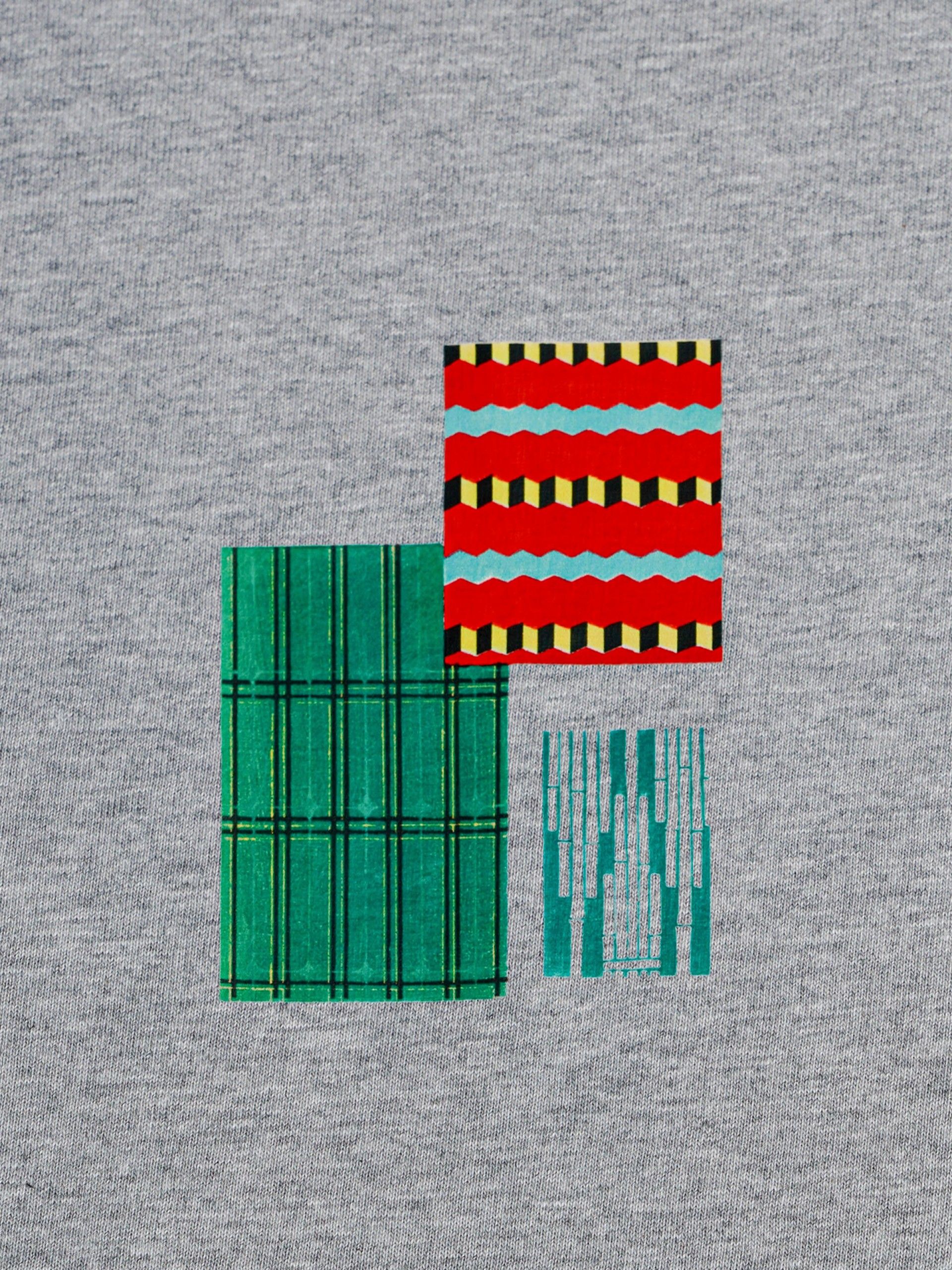 Hopera Modern Japanese Textile Patterns by Furuya Korin (1904) Grey T-shirt