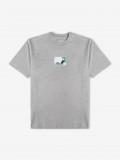 T-shirt Hopera Japan Coot and Lotus Cinzenta