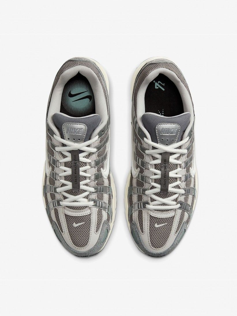 Sapatilhas Nike P-6000 Cinzentas e Verdes Para Homem