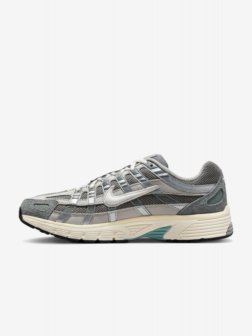 Sapatilhas Nike P-6000 Cinzentas e Verdes Para Homem