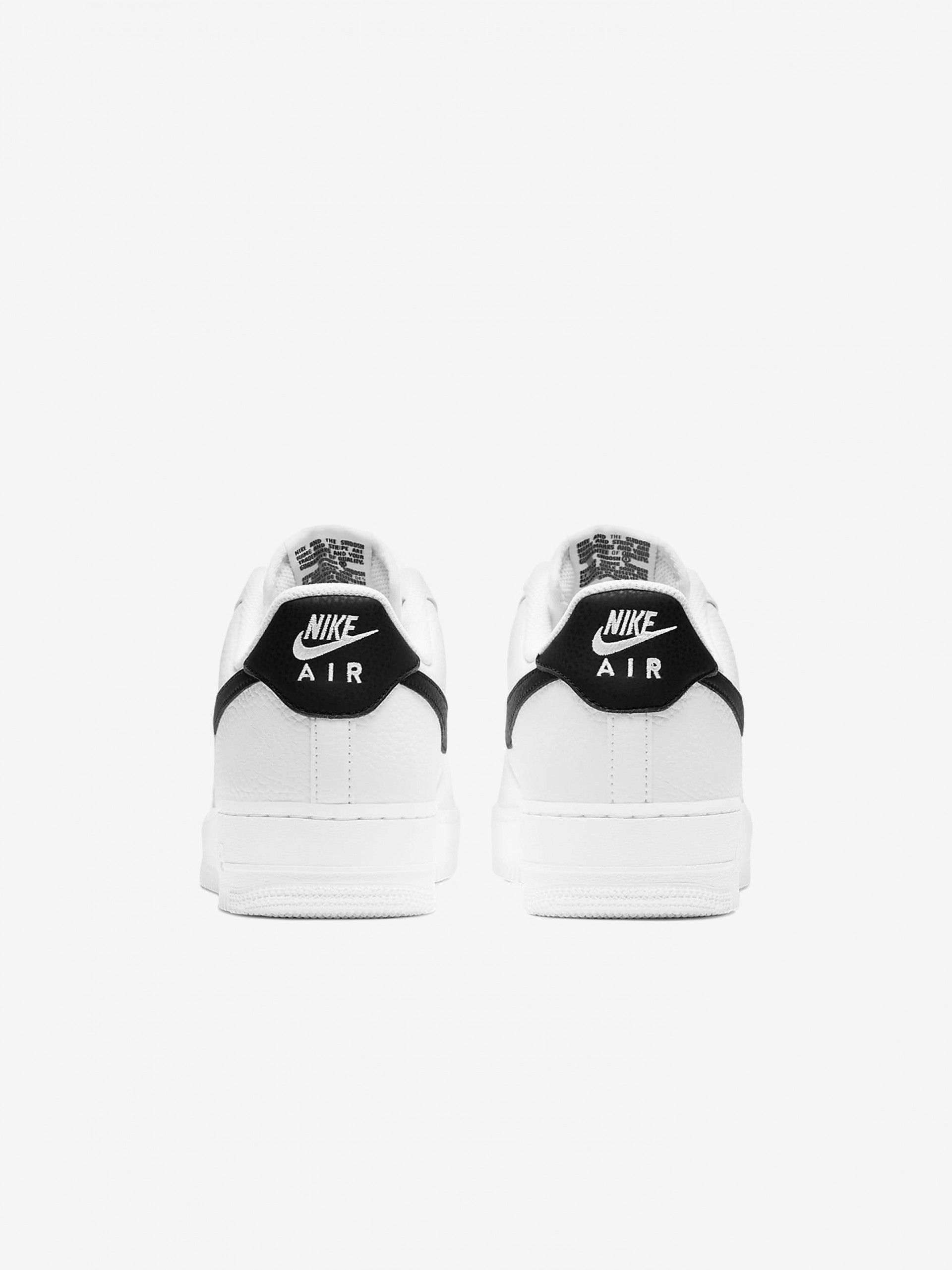 Nike Air Force 1 07 White and Black Sneakers For Men