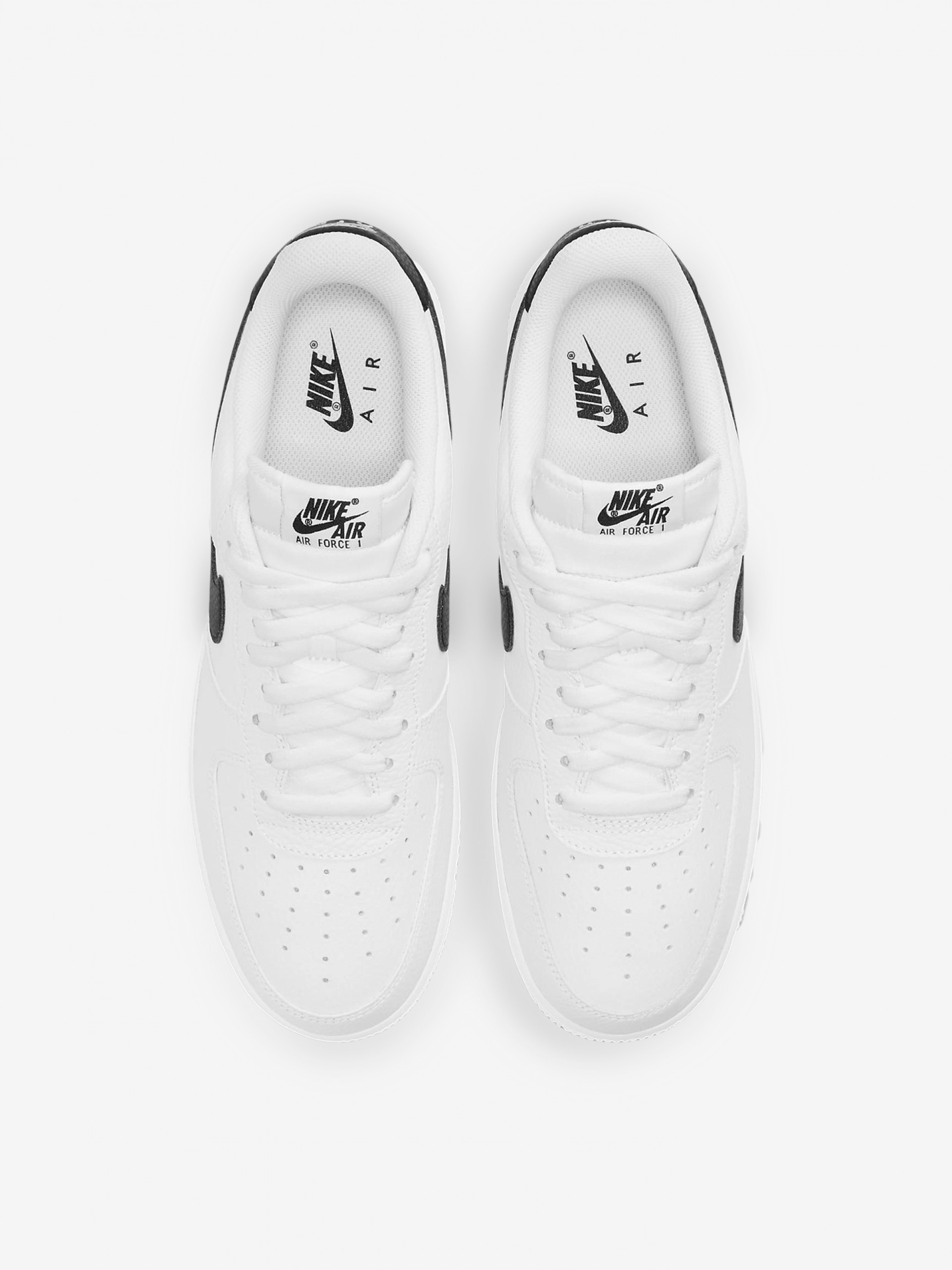 Nike Air Force 1 07 White and Black Sneakers For Men