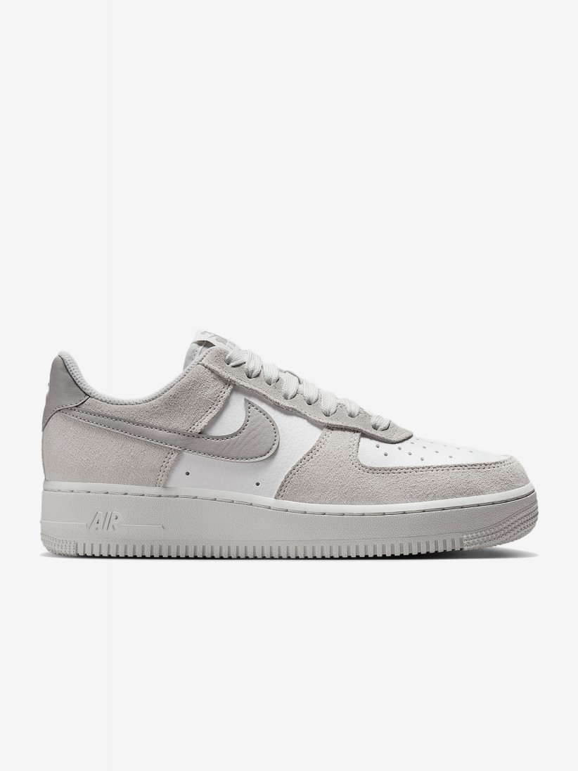 Sapatilhas Nike Air Force 1 Low Cinzentas e Brancas Para Mulher