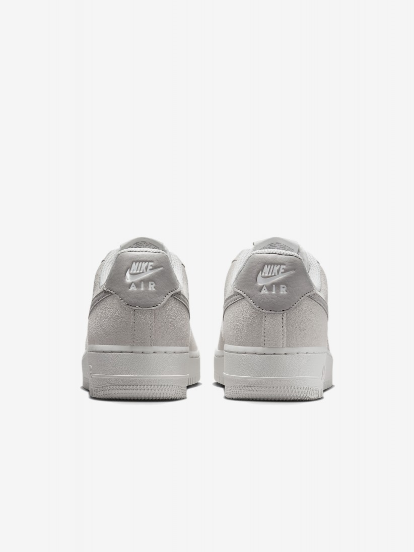 Sapatilhas Nike Air Force 1 Low Cinzentas e Brancas Para Mulher