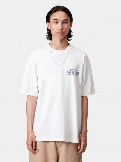 T-shirt Carhartt WIP Arcan Branca