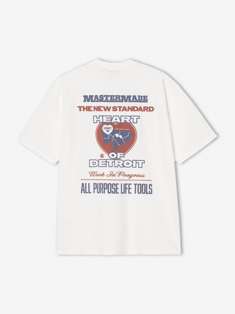 T-shirt Carhartt WIP Arcan Branca