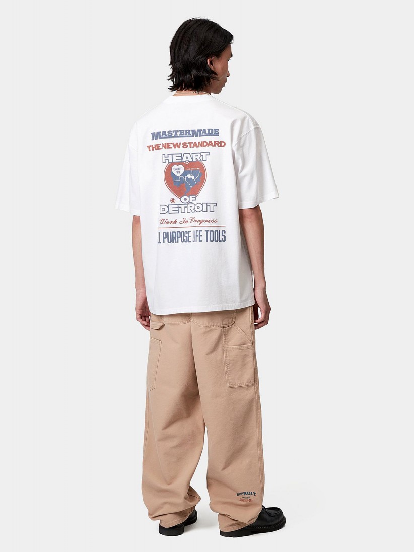 T-shirt Carhartt WIP Arcan Branca