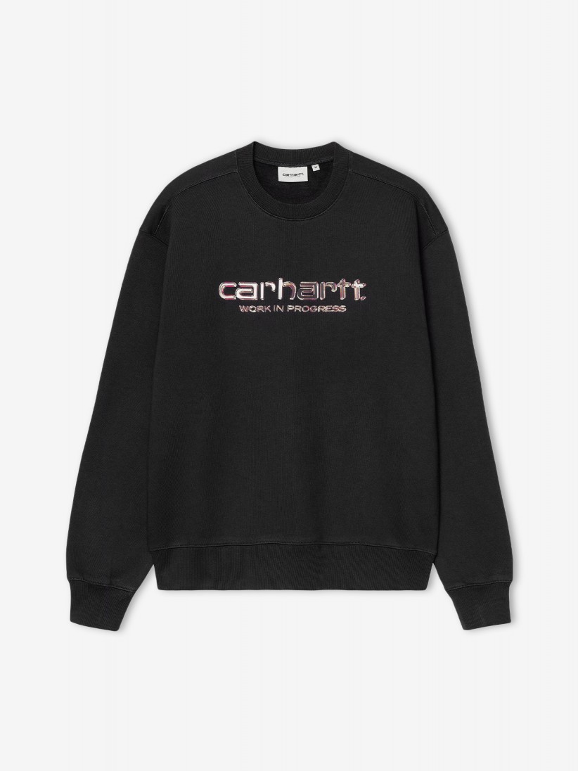 Sudadera Carhartt WIP Solar Chrome Negra