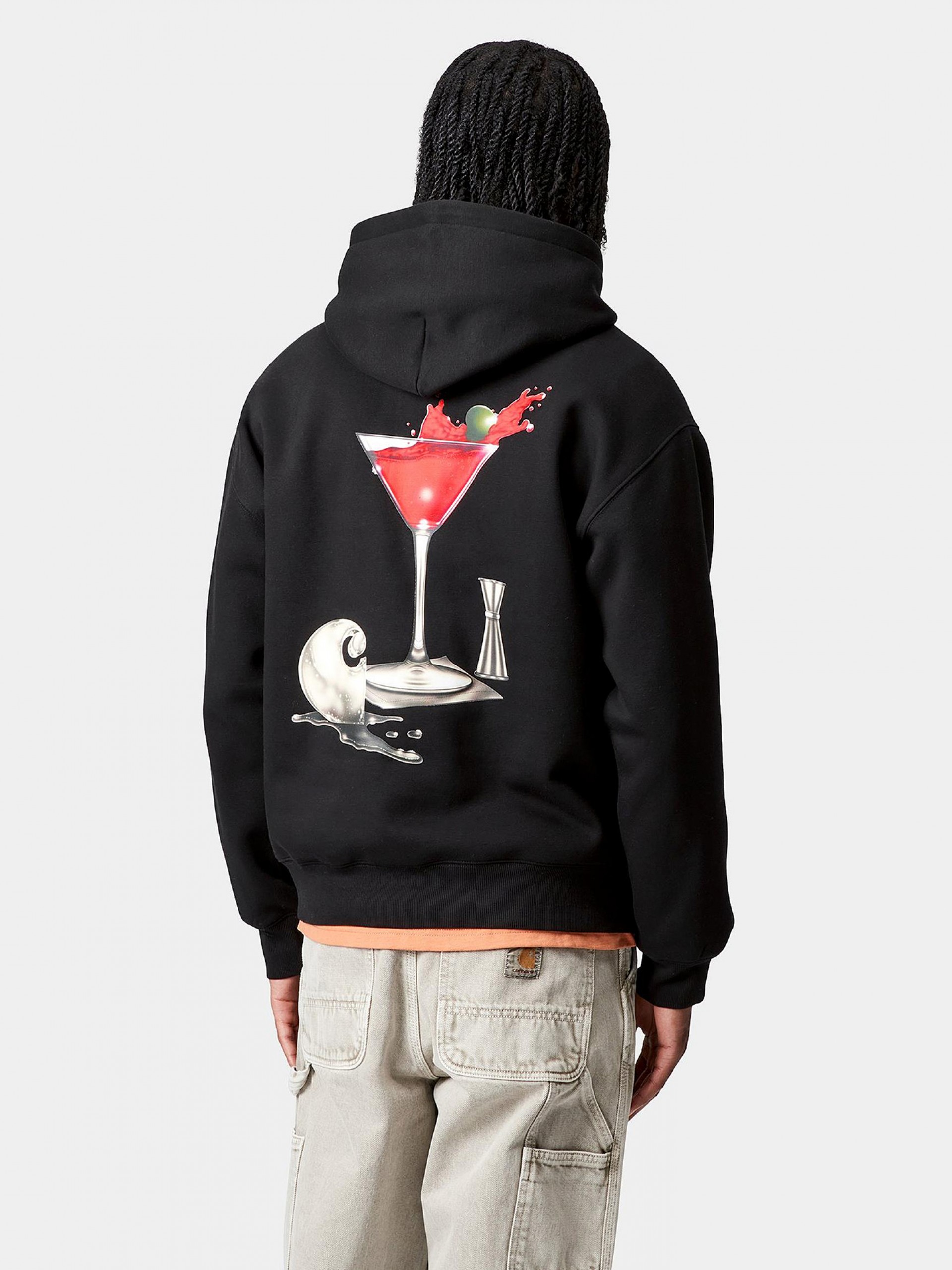 Camisola com Capuz Carhartt WIP Jake Garcia Preta