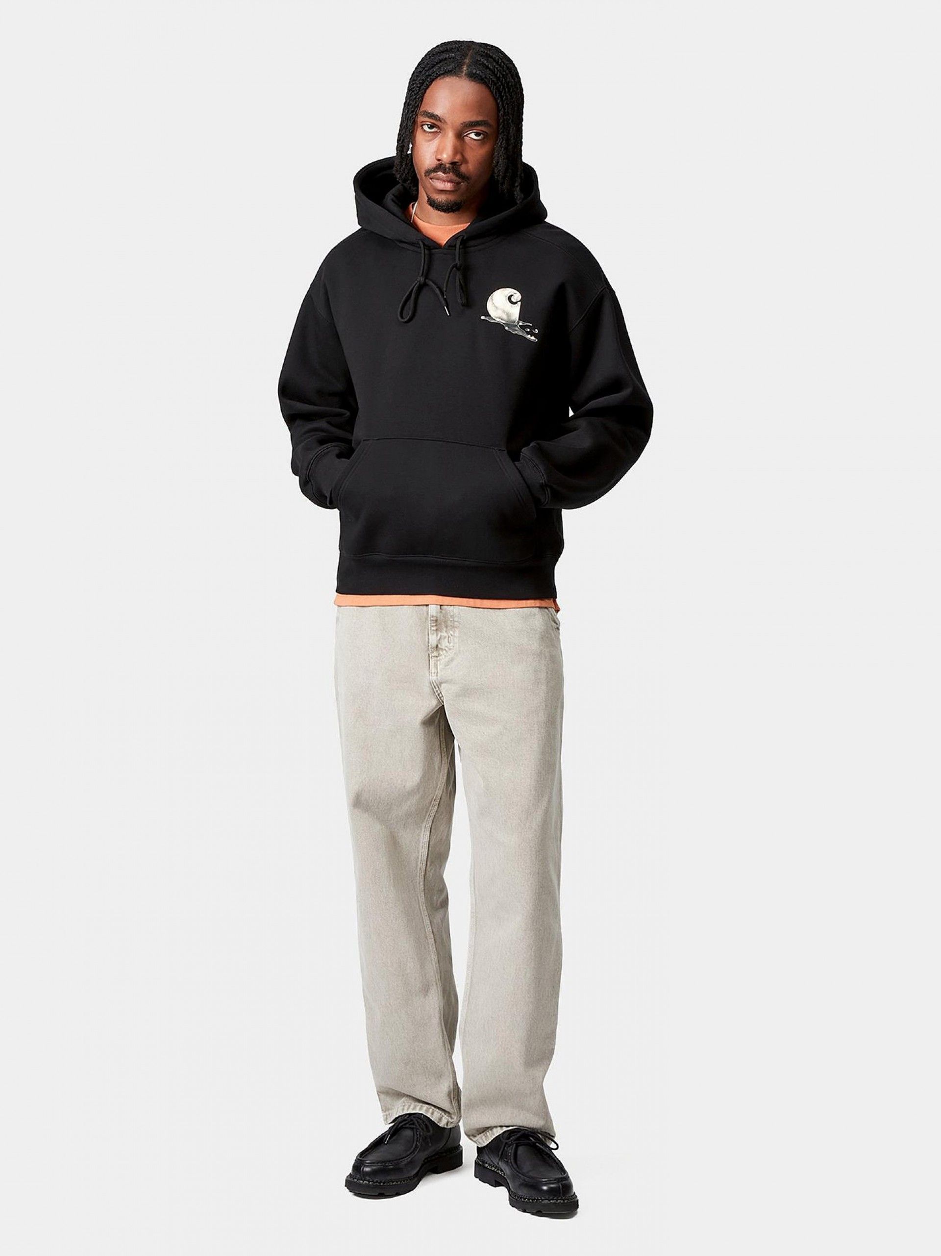 Camisola com Capuz Carhartt WIP Jake Garcia Preta