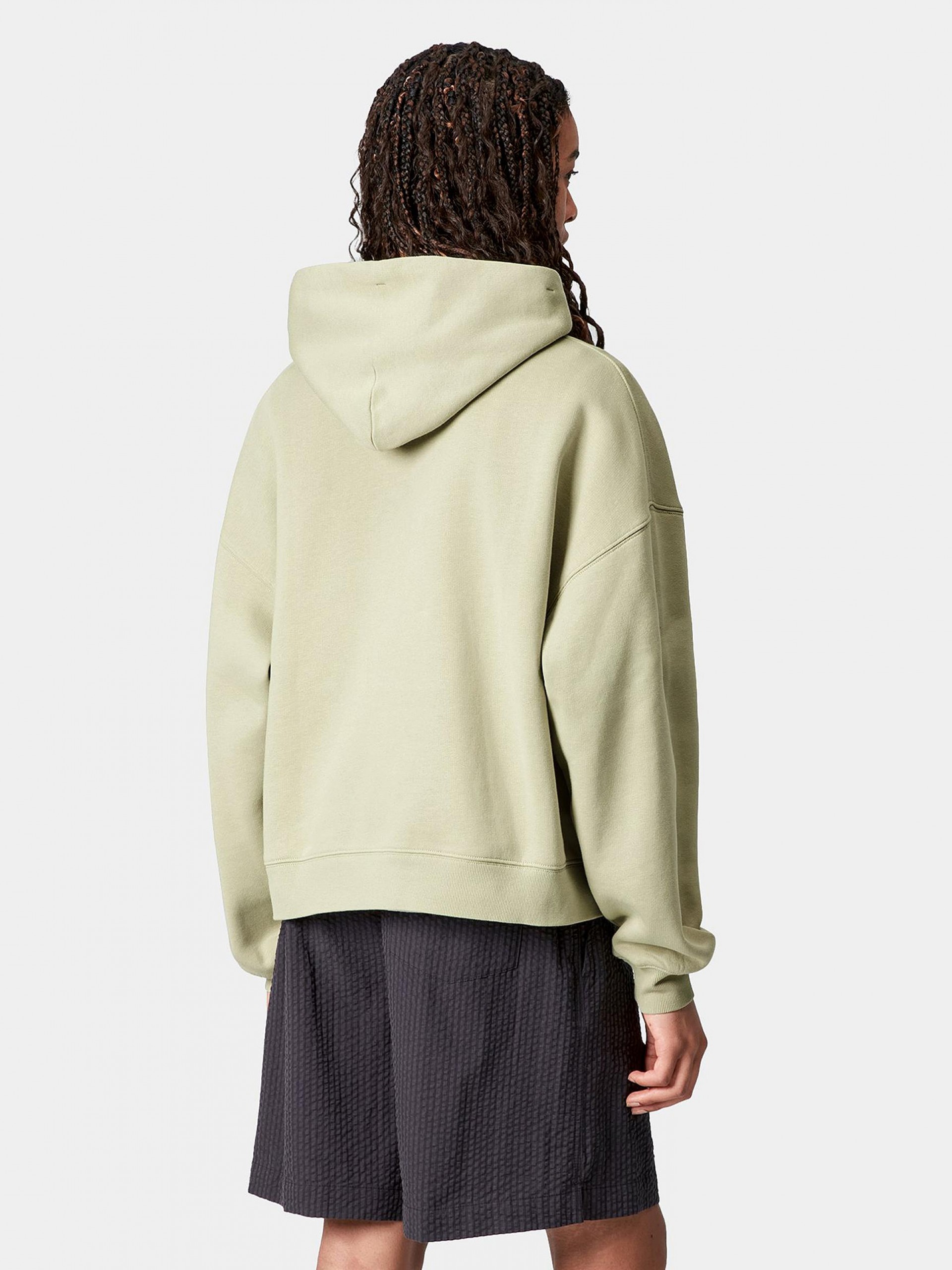 Sudadera con Capucha Carhartt WIP Solar Chrome W Verde