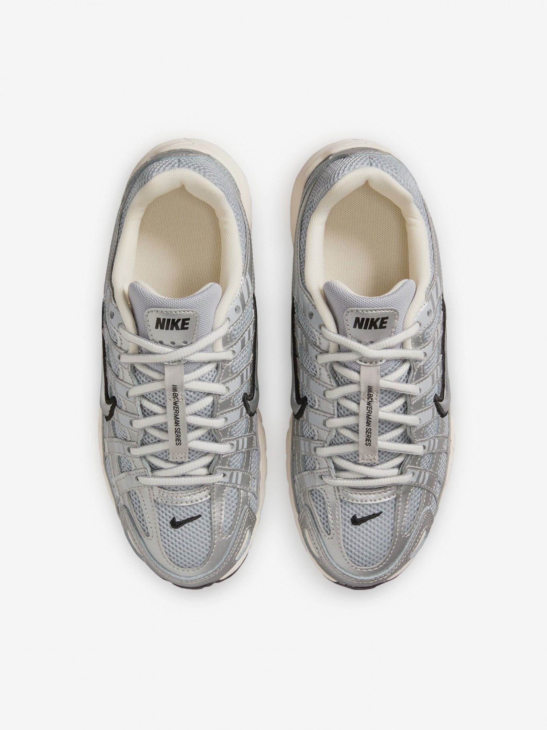 Zapatillas Nike P-6000 Grises y Plateadas Júnior