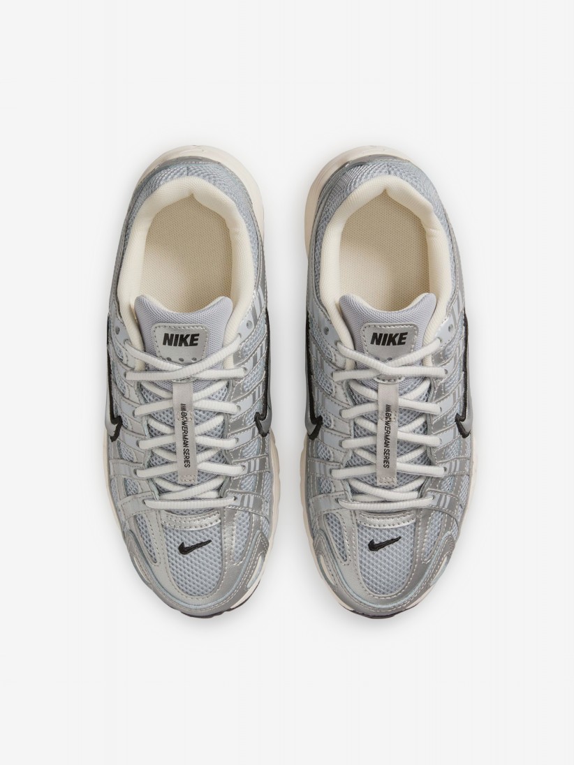 Sapatilhas Nike P-6000 Cinzentas e Prateadas Jnior