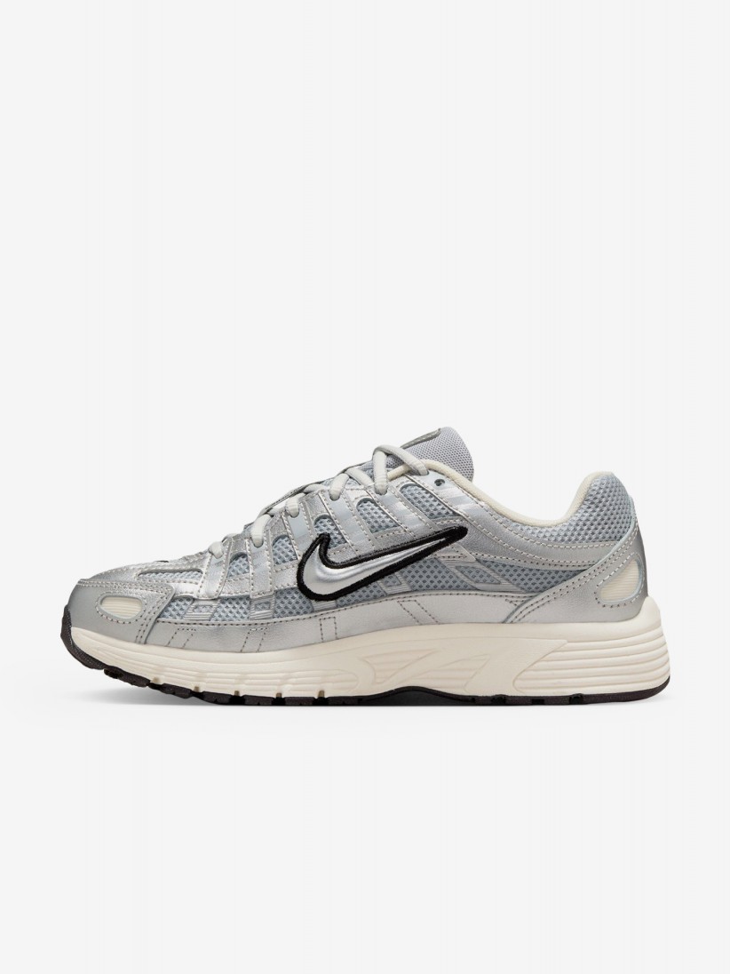 Sapatilhas Nike P-6000 Cinzentas e Prateadas Jnior