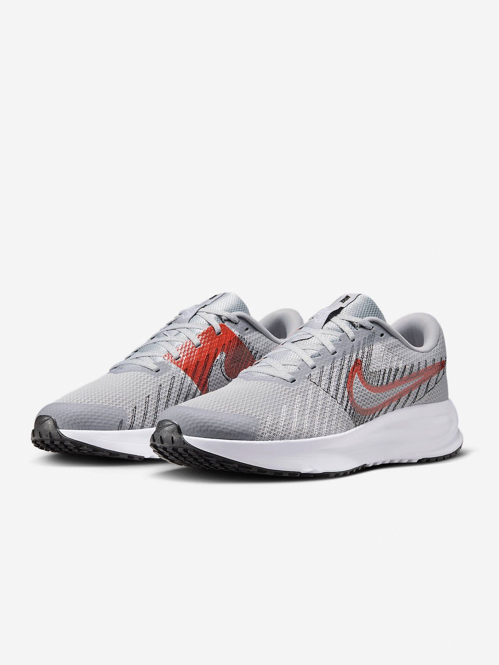 Sapatilhas de Running Nike Run Defy Cinzentas e Vermelhas Para Homem