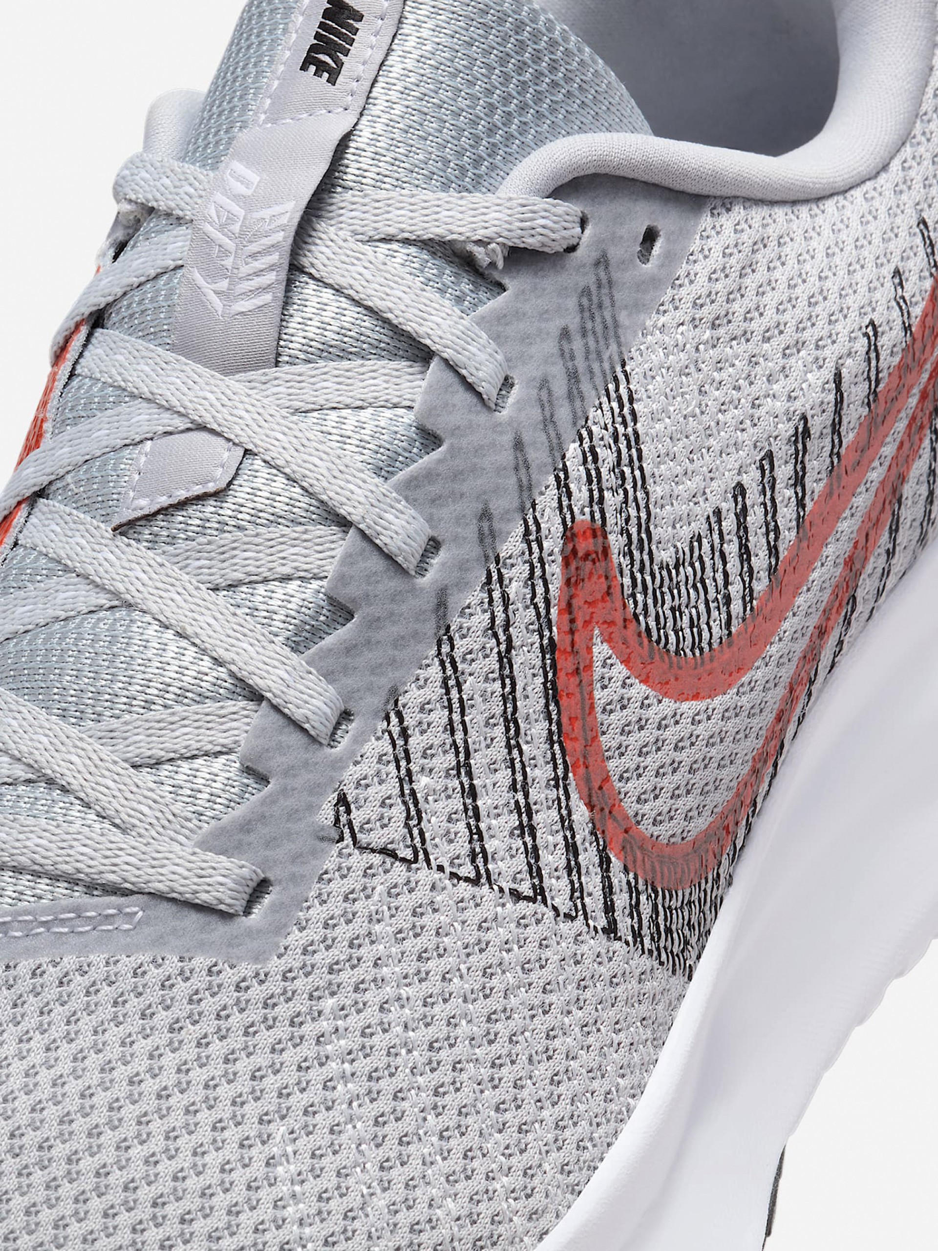 Sapatilhas de Running Nike Run Defy Cinzentas e Vermelhas Para Homem