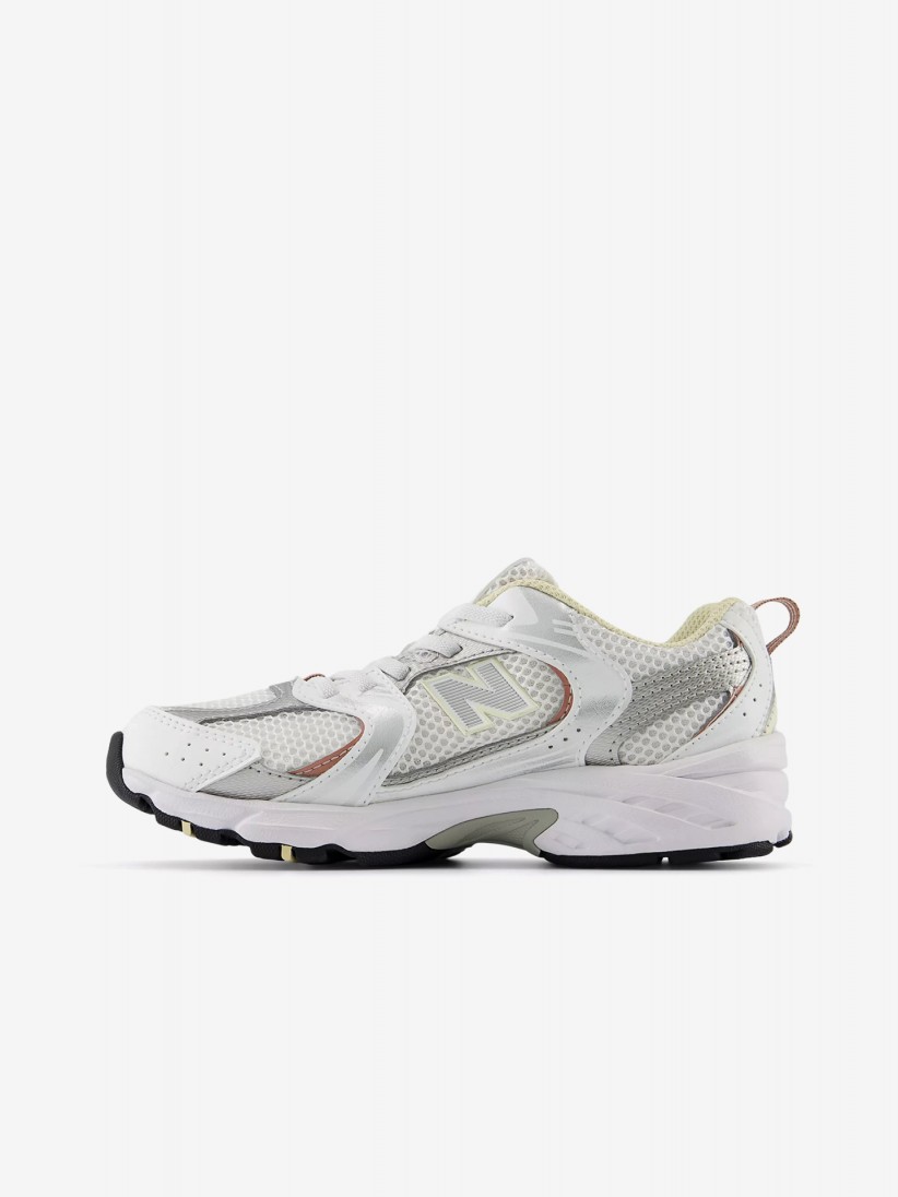 Sapatilhas New Balance PZ530 V1 Brancas e Amarelas