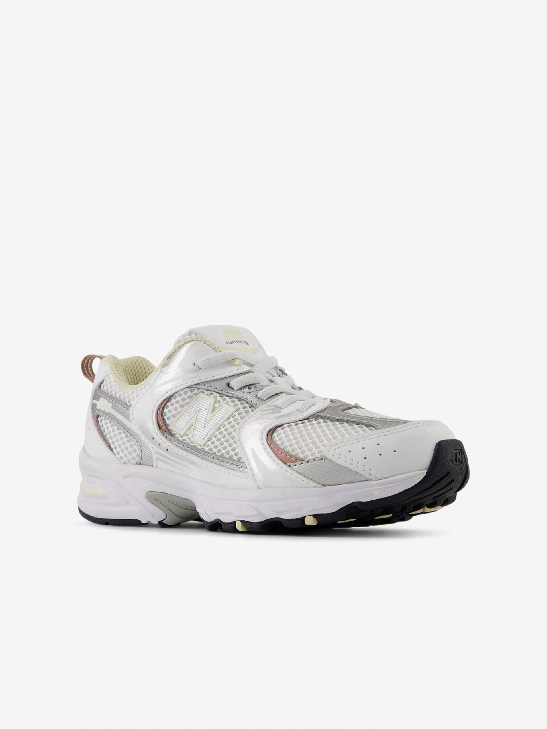 New Balance PZ530 V1 White and Yellow Sneakers