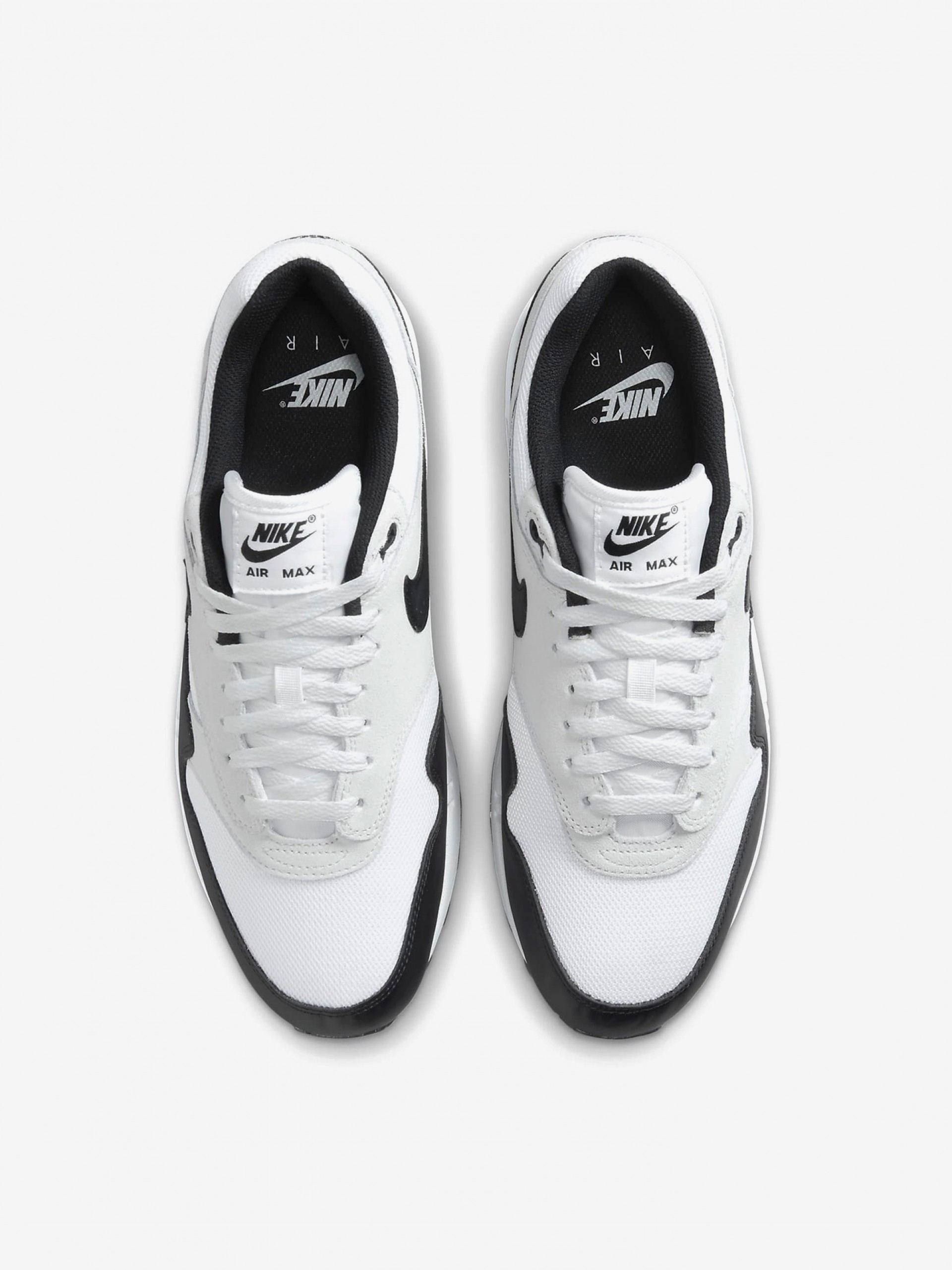 Sapatilhas Nike Air Max 1 Essential Brancas e Pretas Para Homem