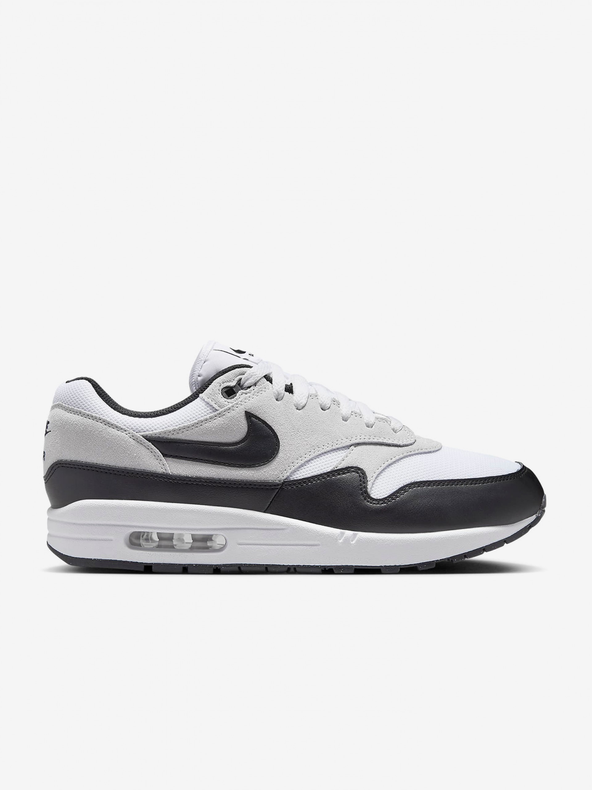 Sapatilhas Nike Air Max 1 Essential Brancas e Pretas Para Homem