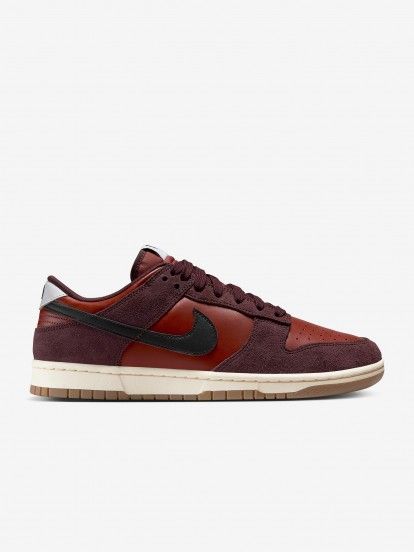 Nike Dunk Low Retro SE Burgundy and Red Sneakers For Men