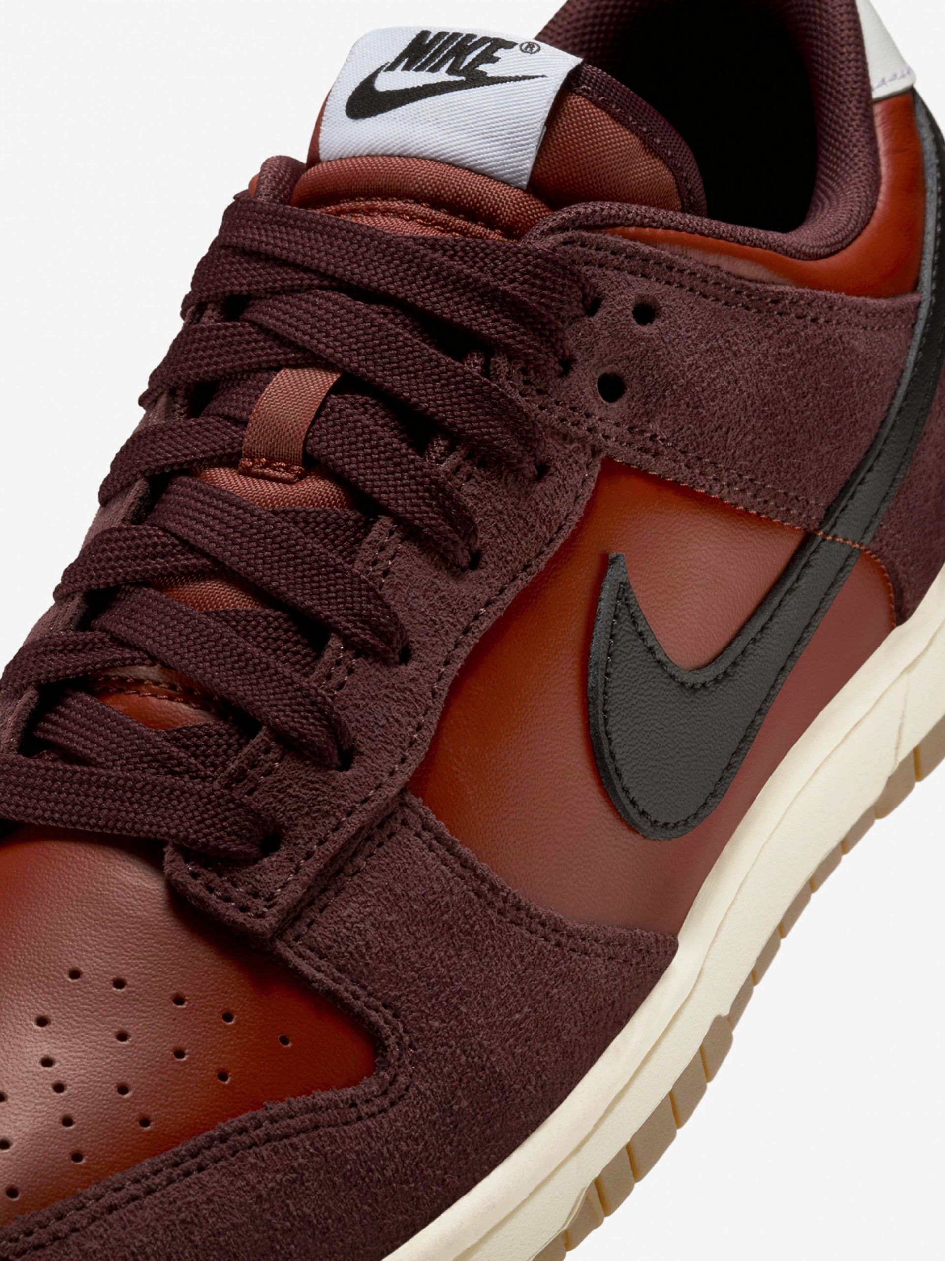 Sapatilhas Nike Dunk Low Retro SE Bordeaux e Vermelhas Para Homem