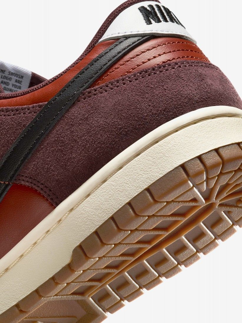 Sapatilhas Nike Dunk Low Retro SE Bordeaux e Vermelhas Para Homem