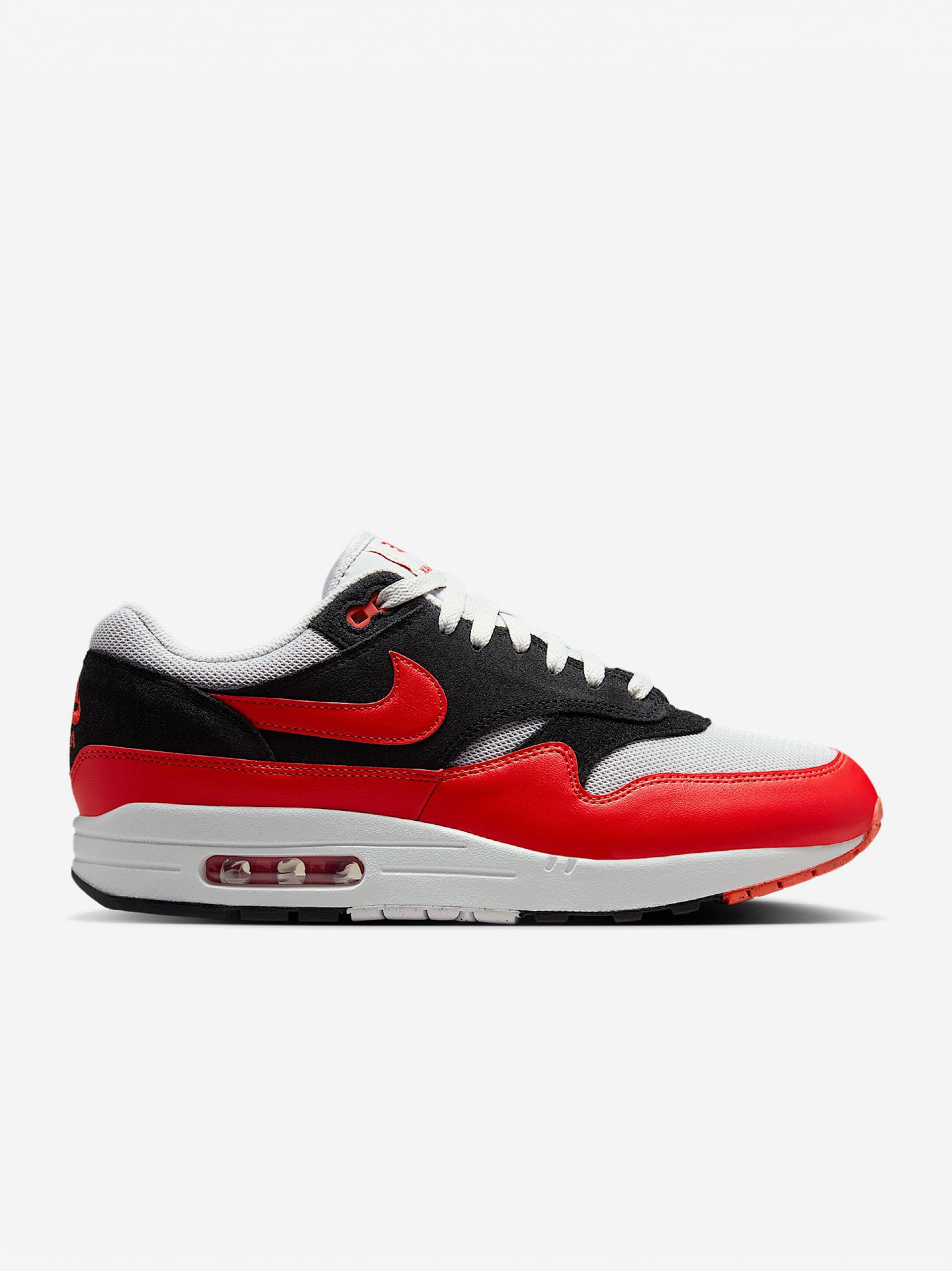 Sapatilhas Nike Air Max 1 Essential Vermelhas e Pretas Para Homem