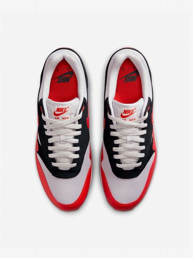 Sapatilhas Nike Air Max 1 Essential Vermelhas e Pretas Para Homem