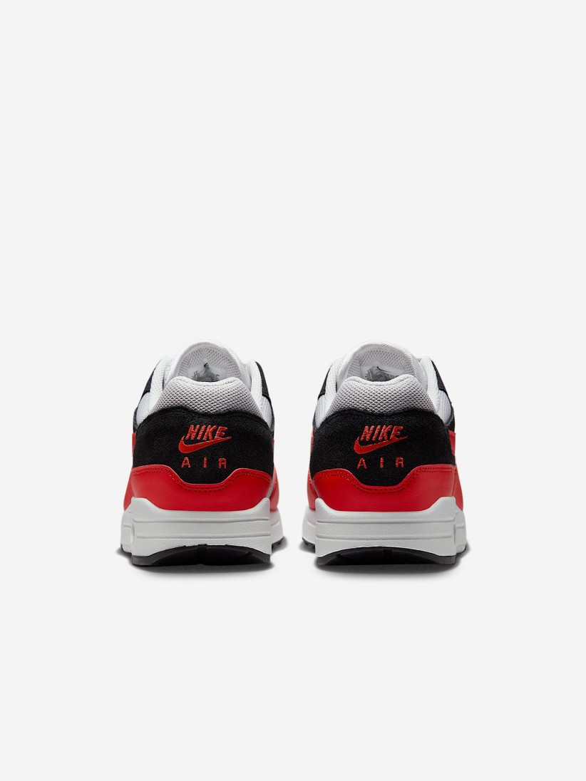 Sapatilhas Nike Air Max 1 Essential Vermelhas e Pretas Para Homem