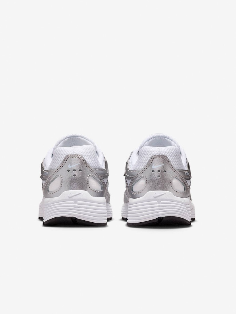 Sapatilhas Nike P-6000 Brancas e Prateadas Jnior
