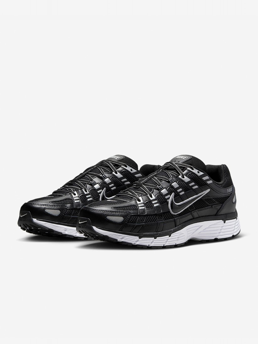Sapatilhas Nike P-6000 Pretas e Prateadas Para Homem