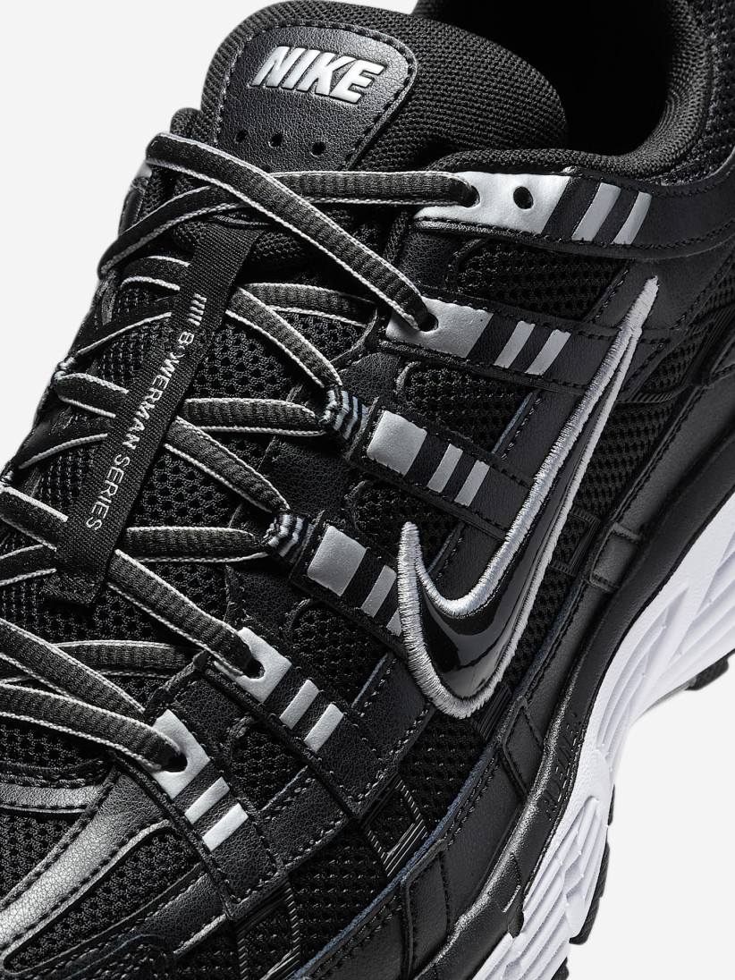 Sapatilhas Nike P-6000 Pretas e Prateadas Para Homem