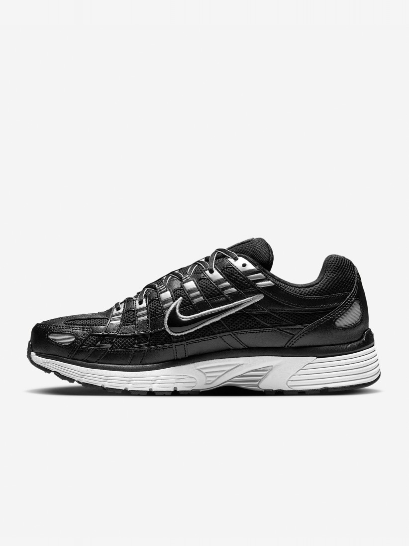 Sapatilhas Nike P-6000 Pretas e Prateadas Para Homem