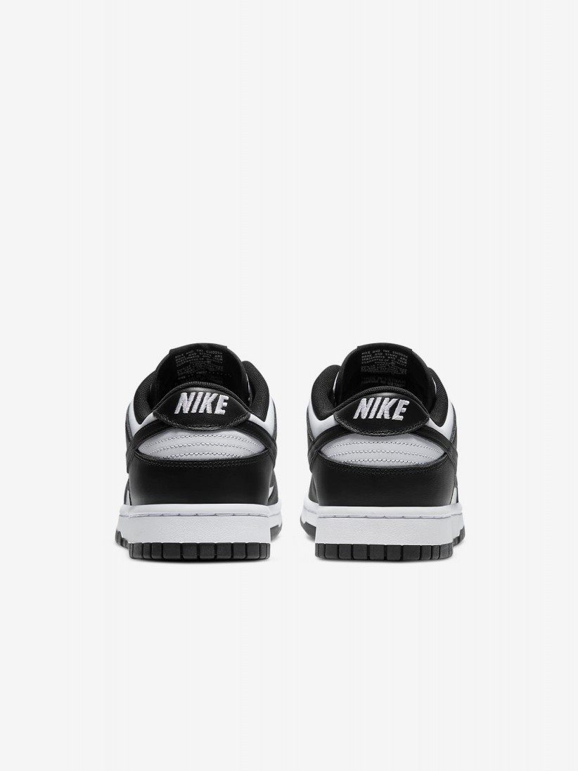 Sapatilhas Nike Dunk Low Retro Pretas e Brancas Para Homem
