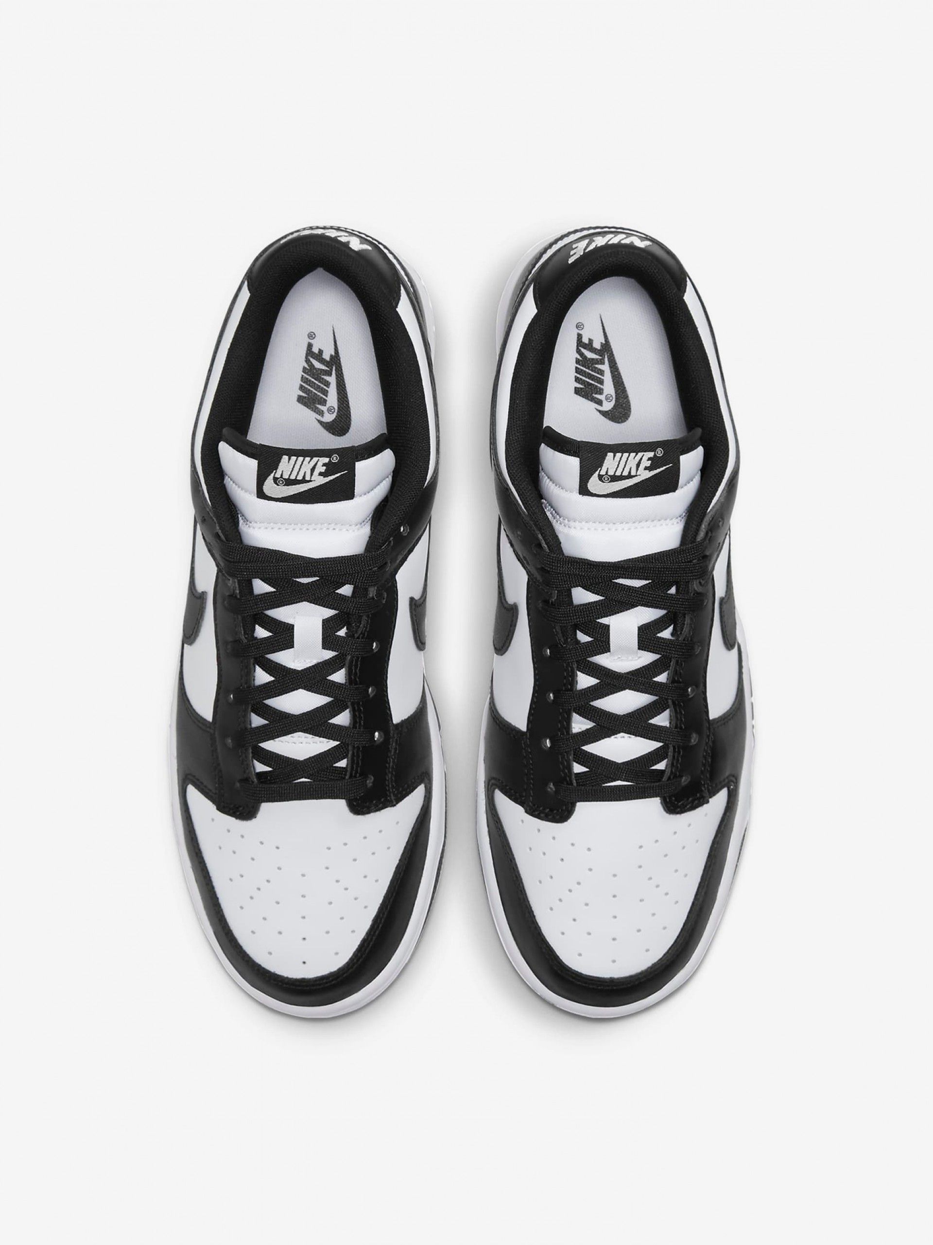 Sapatilhas Nike Dunk Low Retro Pretas e Brancas Para Homem