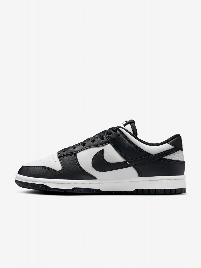Sapatilhas Nike Dunk Low Next Nature Pretas e Brancas Para Mulher