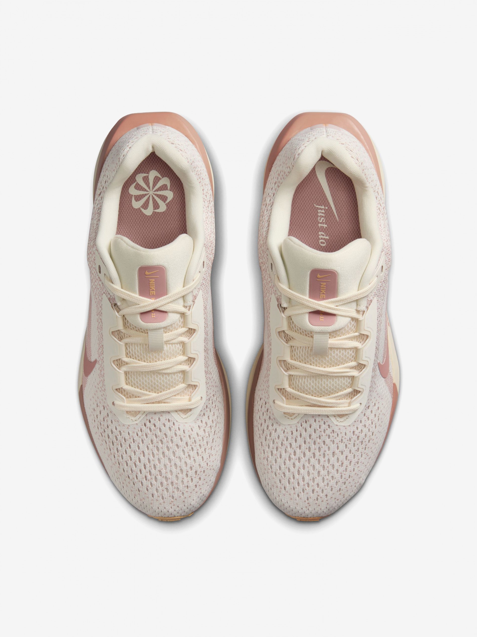 Zapatillas de Running Nike Winflo 11 Beige y Rosa Para Mujer