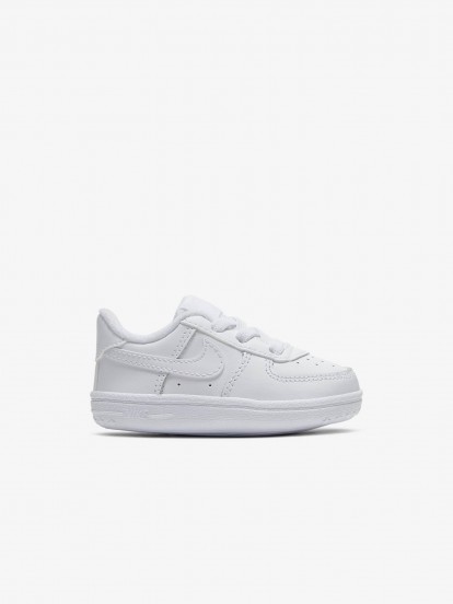 Nike Air Force 1 Crib White Sneakers For Baby