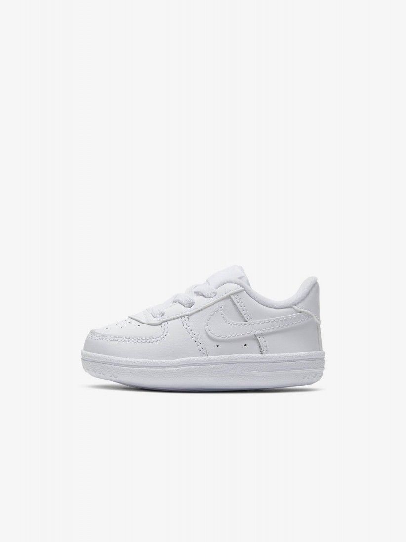 Sapatilhas Nike Air Force 1 Crib Brancas Para Beb