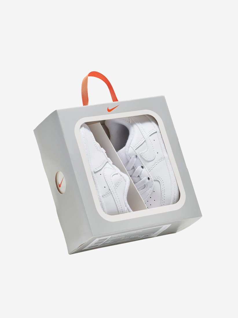 Sapatilhas Nike Air Force 1 Crib Brancas Para Beb