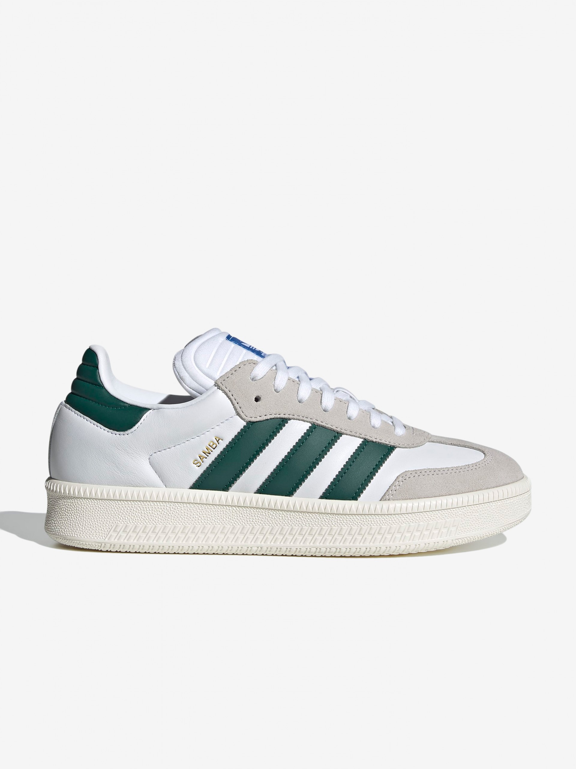 Sapatilhas Adidas Samba XLG Brancas e Verdes
